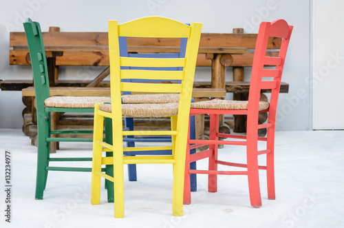 Colorful chairs