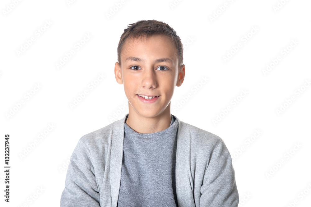 Smiling teen boy Smiling teen boy