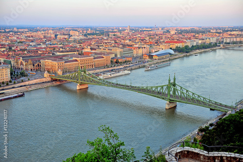 View of Liberty bridge and Budapest city © Arseniy Krasnevsky