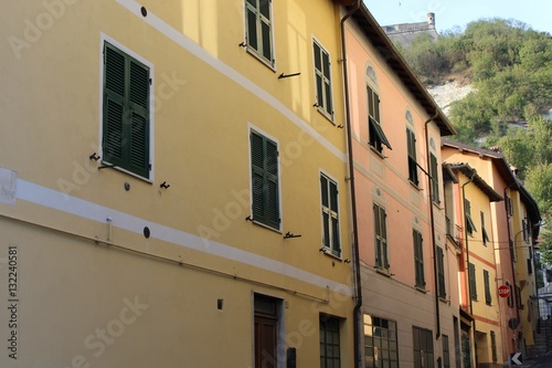 Alley overlooking the fortress of Gavi