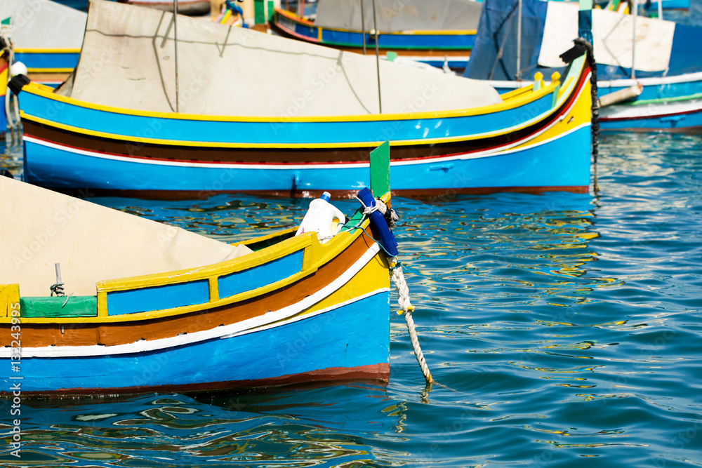 Maltese fishing boat Maltese fishing boat