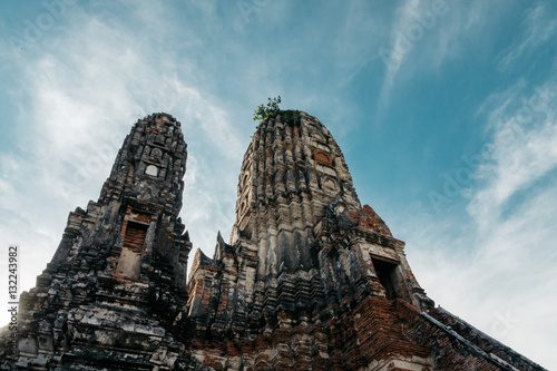 Ancient Wat Chai Wattanaram temple of Ayutthaya Thailand Asia
