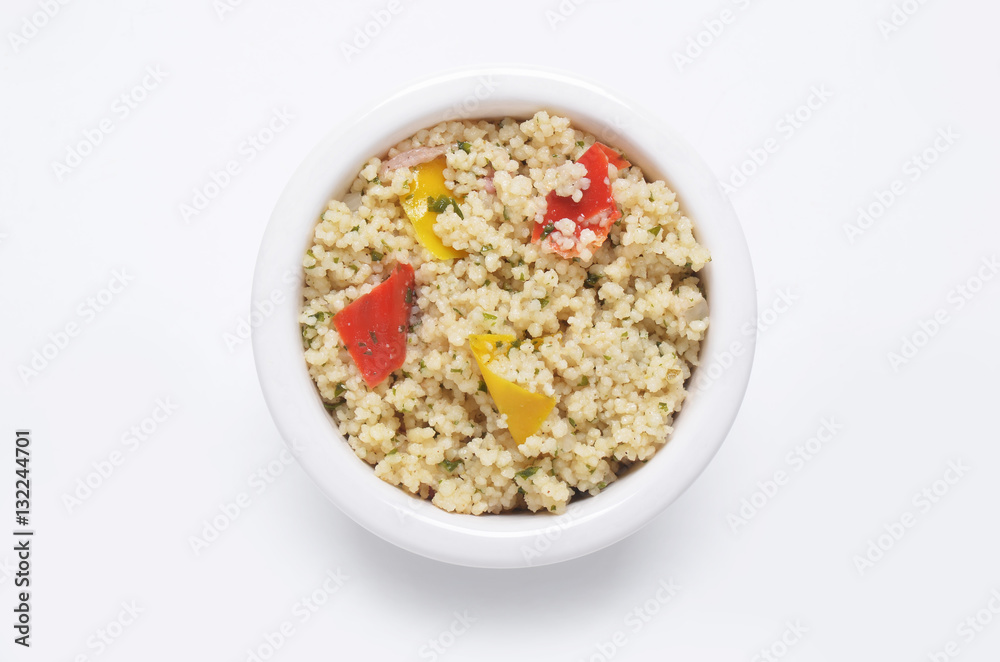 Couscous and peppers Couscous and peppers