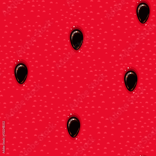 vector illustration seamless texture without effects red watermelon with seeds
