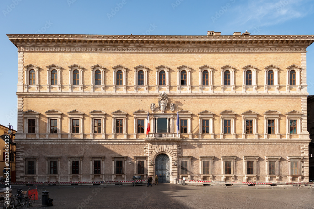 Palazzo Farnese die Botschaft Frankreichs