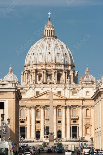 Blick auf den Poetersdom die Via della Conciliazione entlang