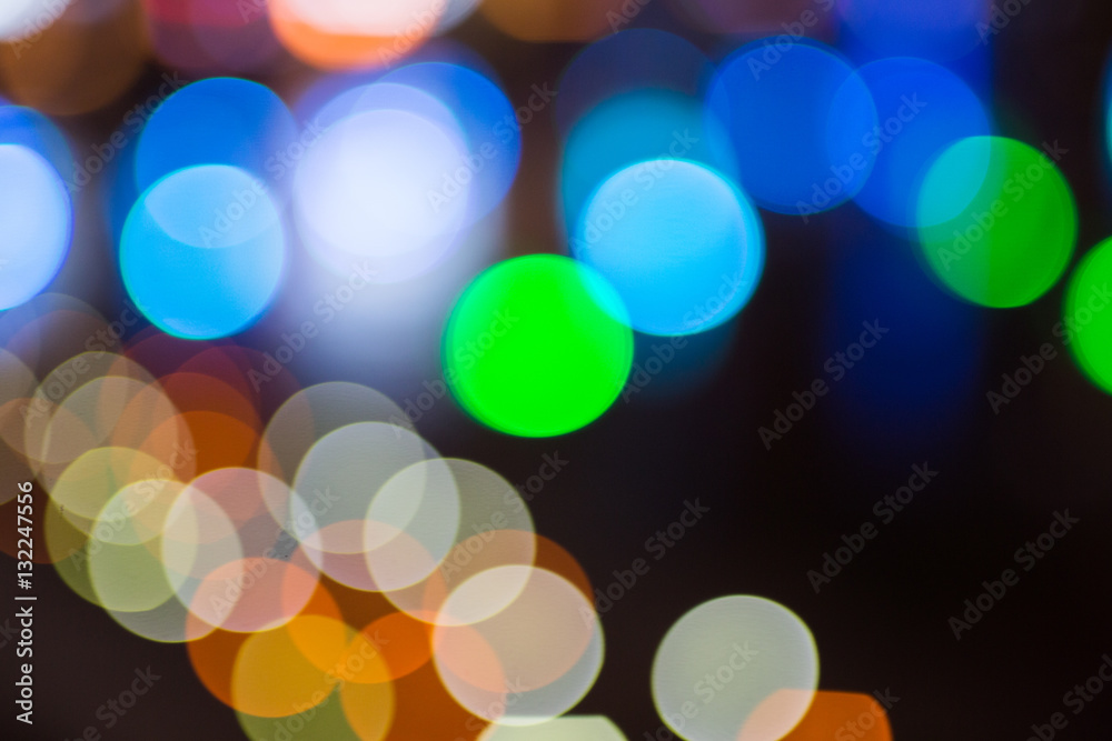 colorful abstract bokeh background