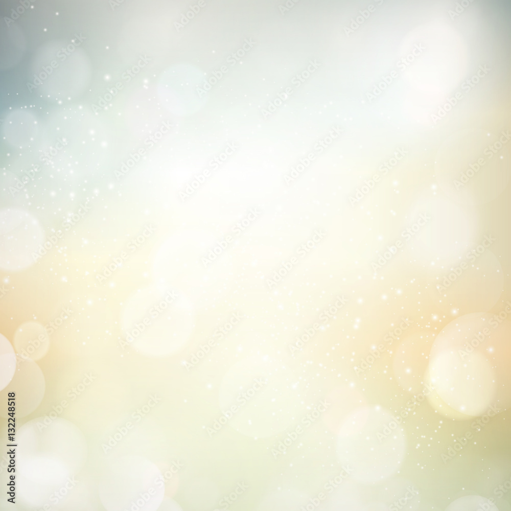 Abstract bokeh blurry light dot background