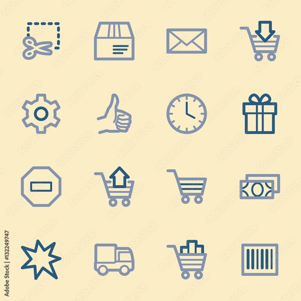 Shopping web icons Shopping web icons