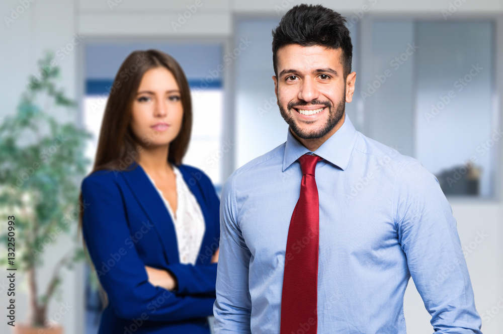 Business colleagues in an office Business colleagues in an office