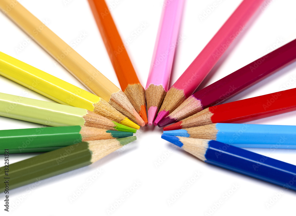 Pencils close-up Pencils close-up
