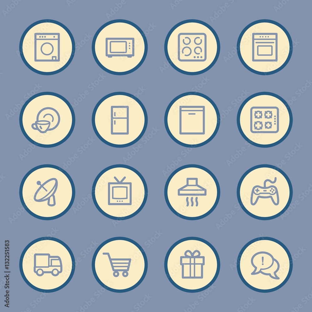 Home Appliance web icons set Home Appliance web icons set