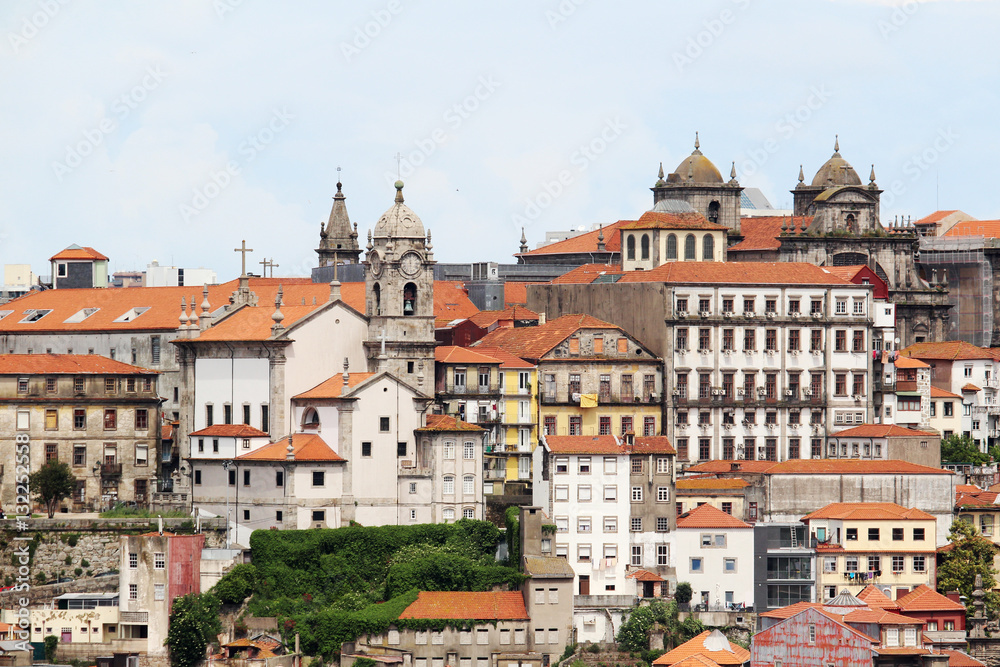 View of old town of Porto, Portugal 
