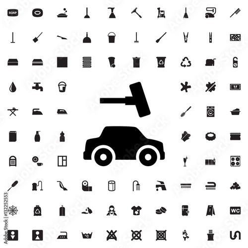 car wash icon illustration