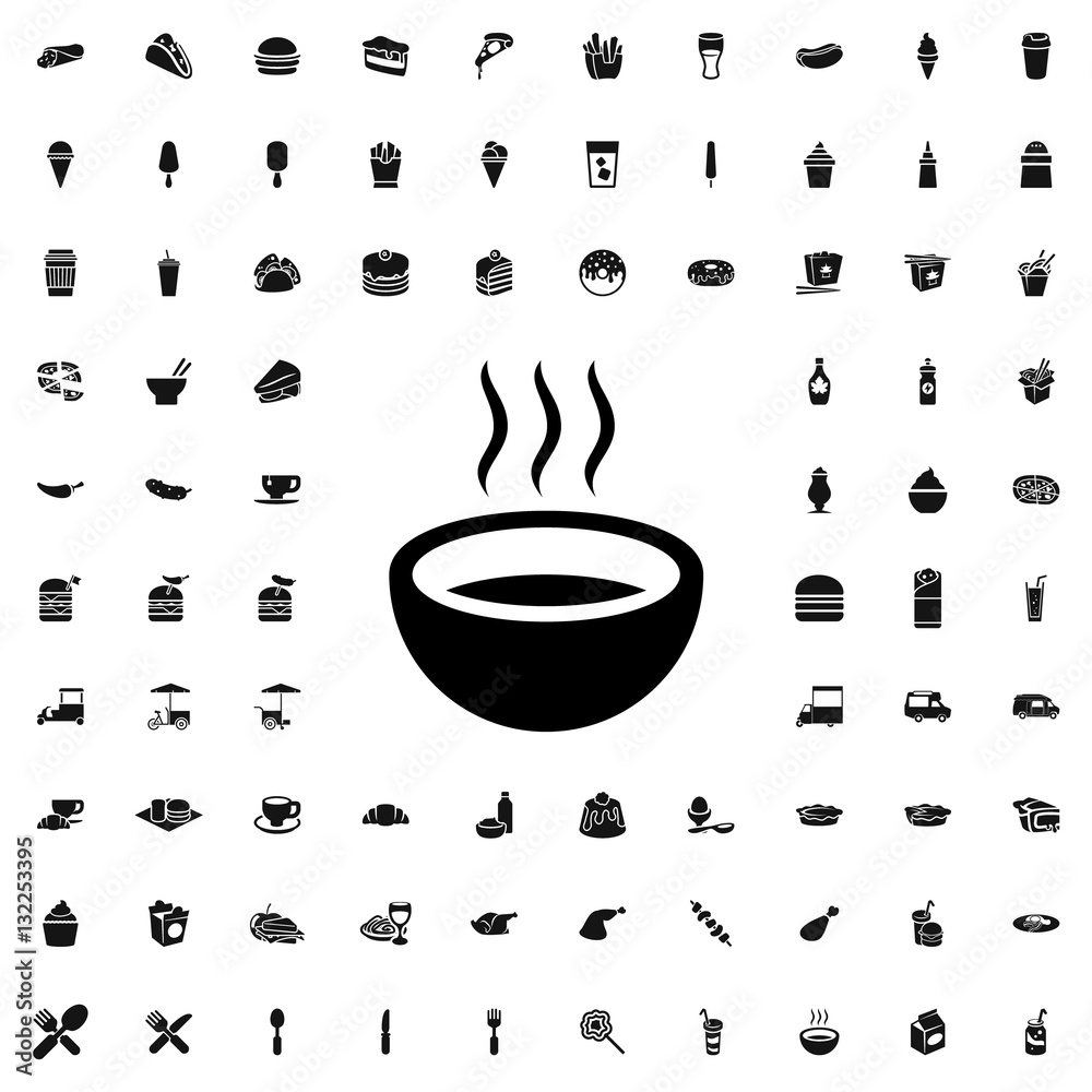 soup icon illustration soup icon illustration