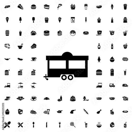 trailer icon illustration