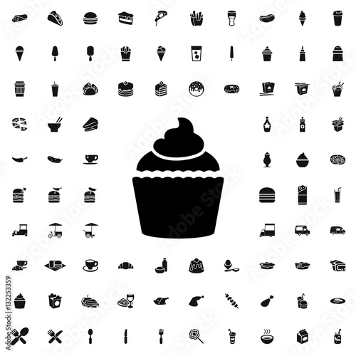 muffin icon illustration
