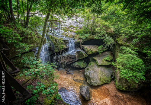 Dismal Canyon Rainbow falls waterfall in north Alabama USA
