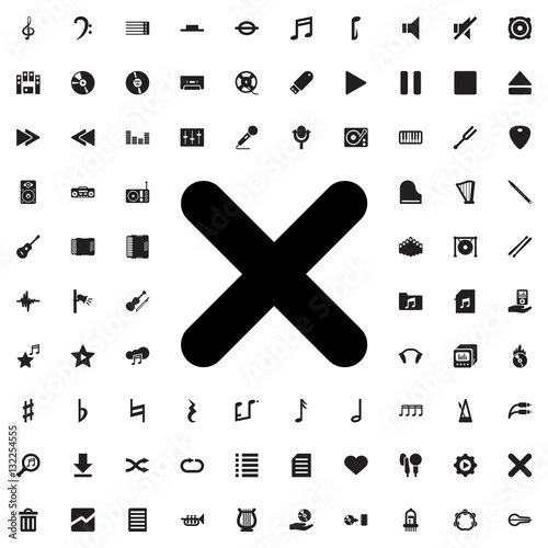 cancel icon illustration