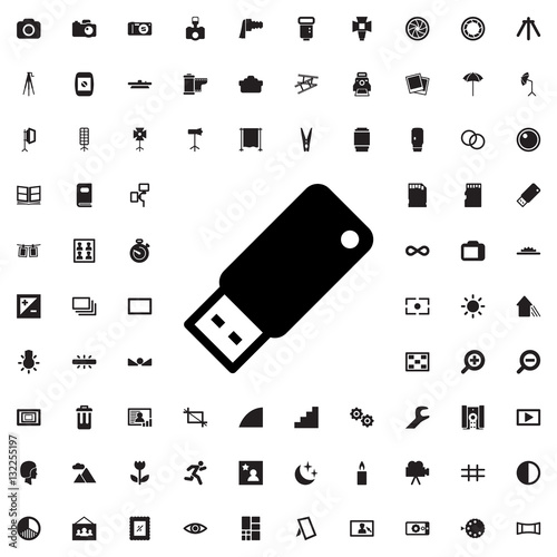 usb drive icon illustration