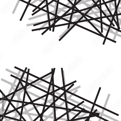 Abstract vector industrial design for a template