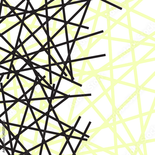 Abstract minimalistic template with intersecting lines, vector  background