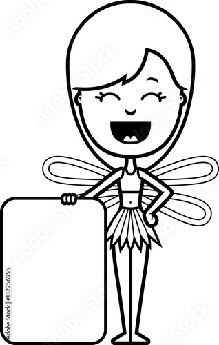 Cartoon Teen Fairy Sign