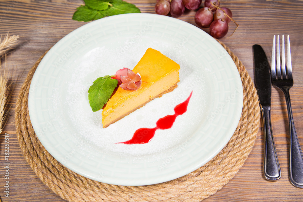cheesecake with grape cheesecake with grape
