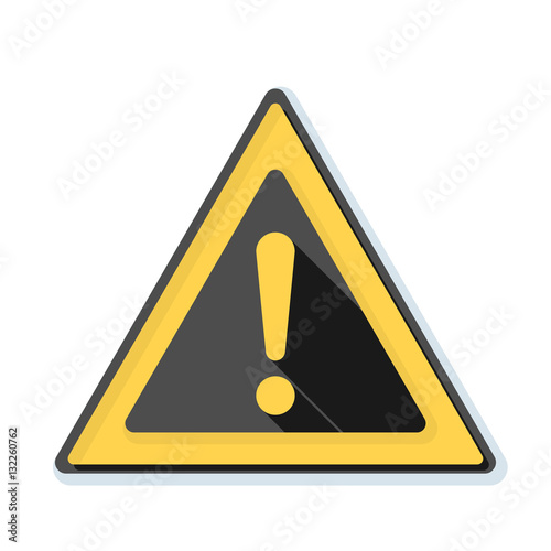 Exclamation Danger sign