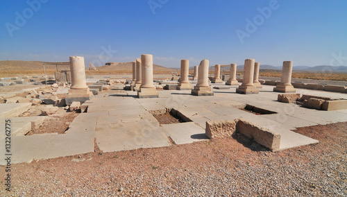 Ruins of Pasargadae - the capital of the Achaemenid Empire under Cyrus the Great 