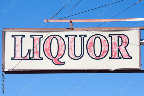 Old Liquor Sign