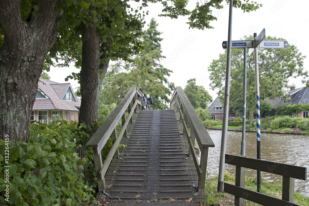 famous little bridge in Bartlehiem in the Netherlands famous little bridge in Bartlehiem in the Netherlands