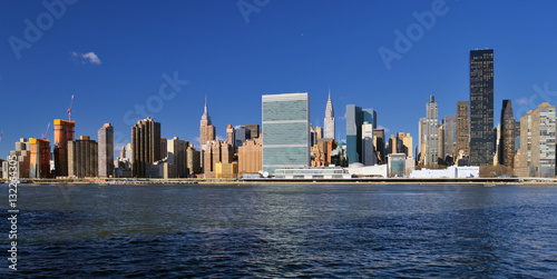 Midtown Manhattan at sunny day.