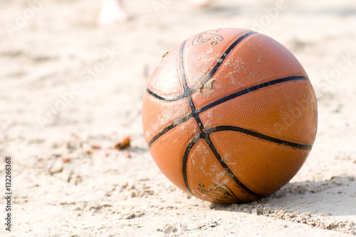 Basketball on the beach