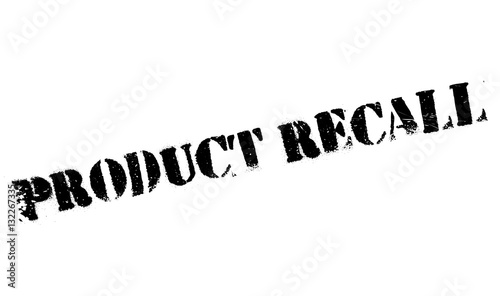Product Recall rubber stamp