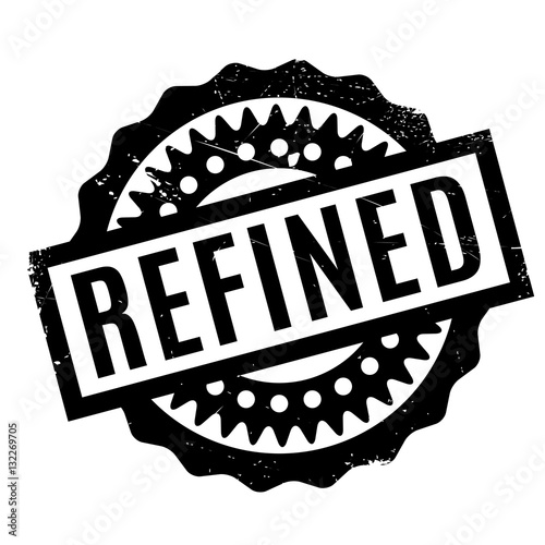 Refined rubber stamp