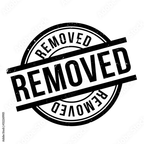 Removed rubber stamp