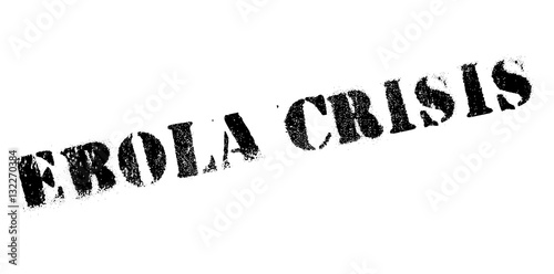 Ebola Crisis rubber stamp. Grunge design with dust scratches. Effects can be easily removed for a clean, crisp look. Color is easily changed.