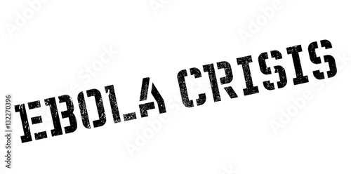 Ebola Crisis rubber stamp. Grunge design with dust scratches. Effects can be easily removed for a clean, crisp look. Color is easily changed.