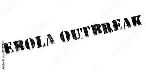 Ebola Outbreak rubber stamp. Grunge design with dust scratches. Effects can be easily removed for a clean, crisp look. Color is easily changed.