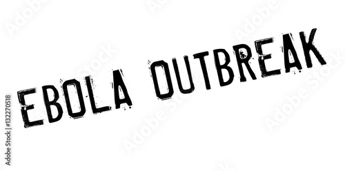 Ebola Outbreak rubber stamp. Grunge design with dust scratches. Effects can be easily removed for a clean, crisp look. Color is easily changed.