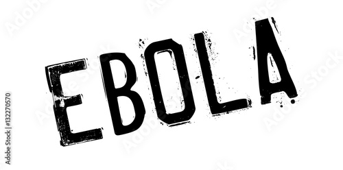 Ebola rubber stamp. Grunge design with dust scratches. Effects can be easily removed for a clean, crisp look. Color is easily changed.