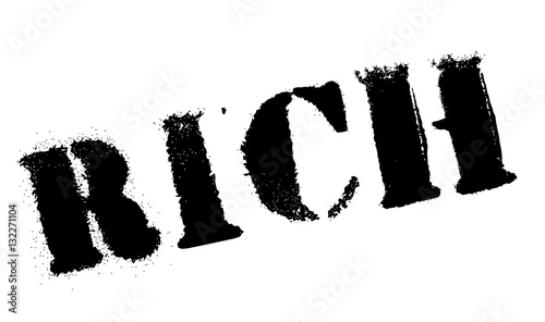 Rich rubber stamp