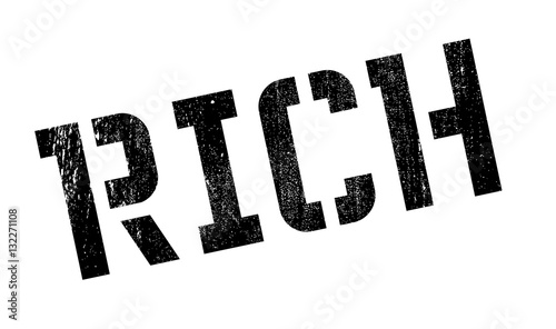 Rich rubber stamp