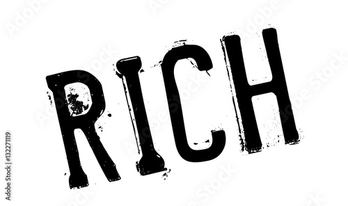 Rich rubber stamp