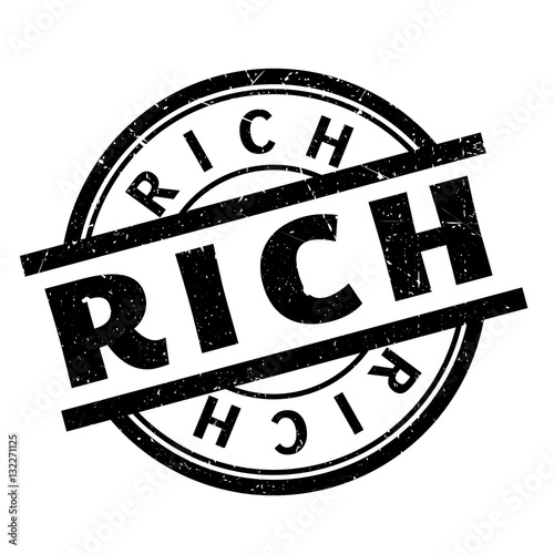 Rich rubber stamp
