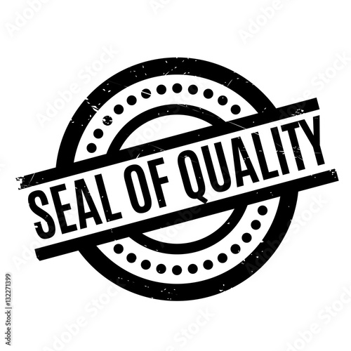 Seal Of Quality rubber stamp