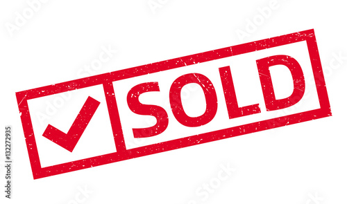 Sold rubber stamp