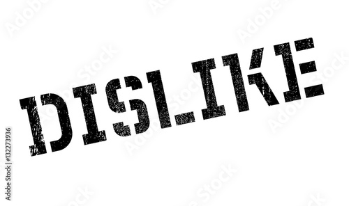 Dislike stamp rubber grunge