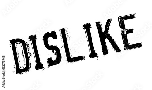 Dislike stamp rubber grunge